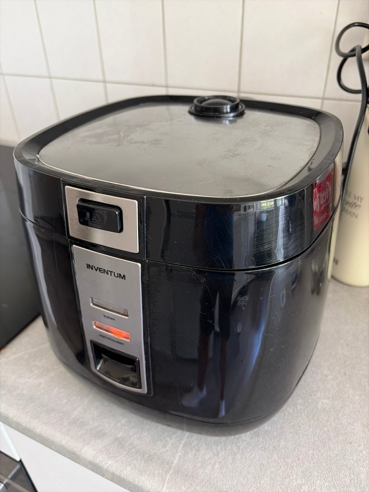 Inventum rijstkoker - Zwart, Ophalen, Gebruikt