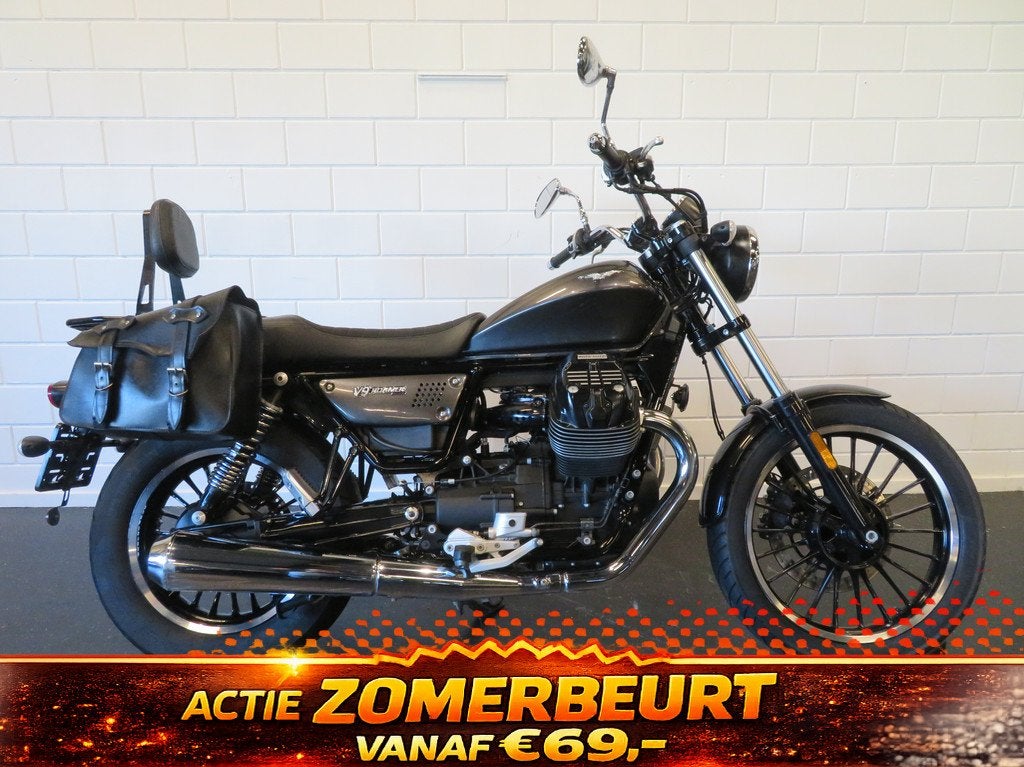 Moto Guzzi V9 ROAMER SUPER NETJES CHOPPER TOP (bj 2020), Motoren, Motoren | Moto Guzzi, 853 cc, Bedrijf, Overig