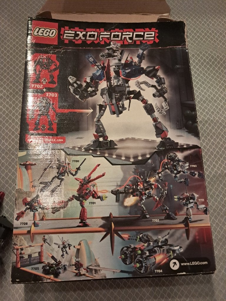 Lego exoforce set 7702 met doos, Inclusief instructies, Overige thema's, Lego, Ophalen of Verzenden