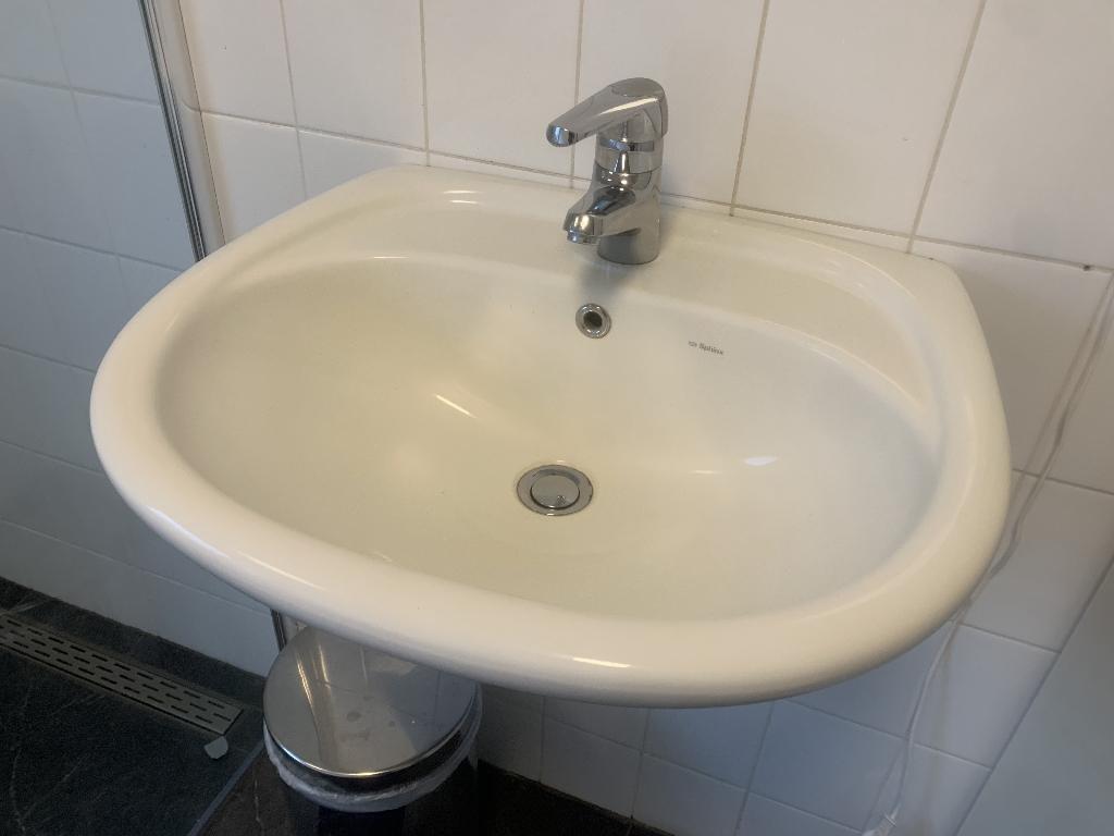 Wastafel wit, Ophalen, Gebruikt, Steen, Wastafel