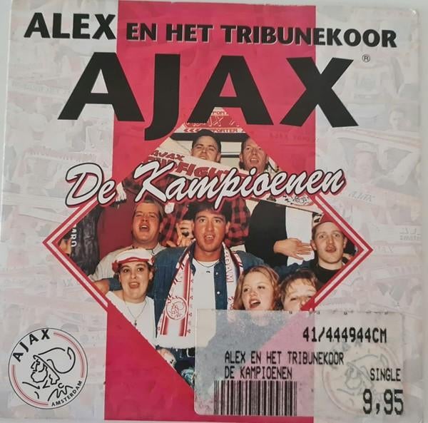 ALEX EN HET TRIBUNEKOOR CD SINGLE AJAX DE KAMPIOENEN, Ophalen of Verzenden, Zo goed als nieuw, Pop