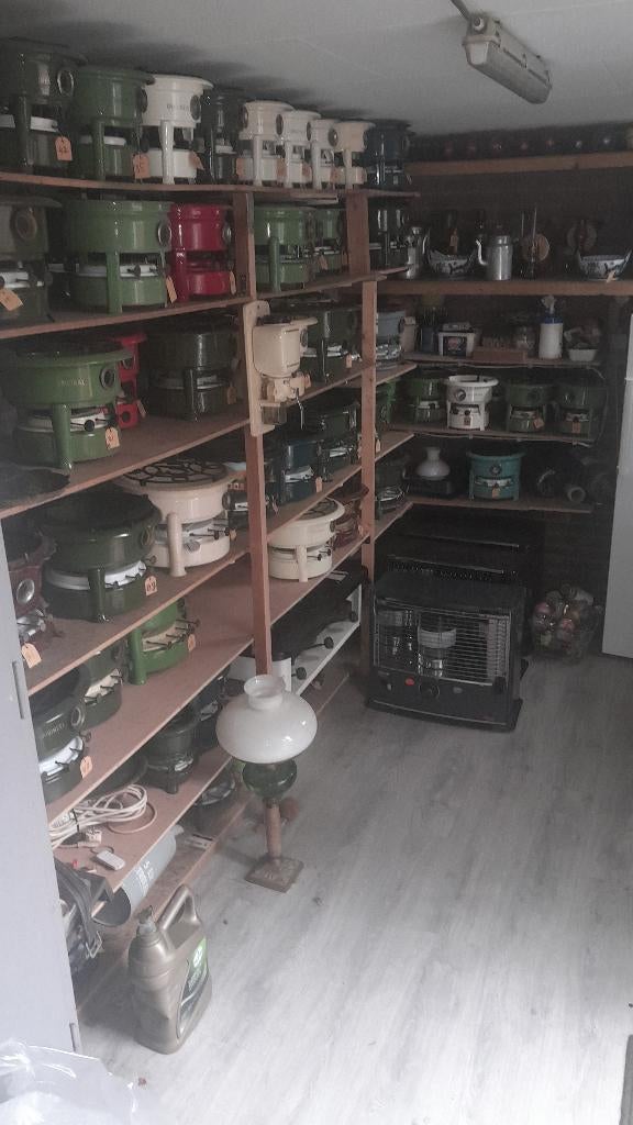 Te koop petroleumstellen, Antiek en Kunst, Antiek | Emaille, Ophalen of Verzenden