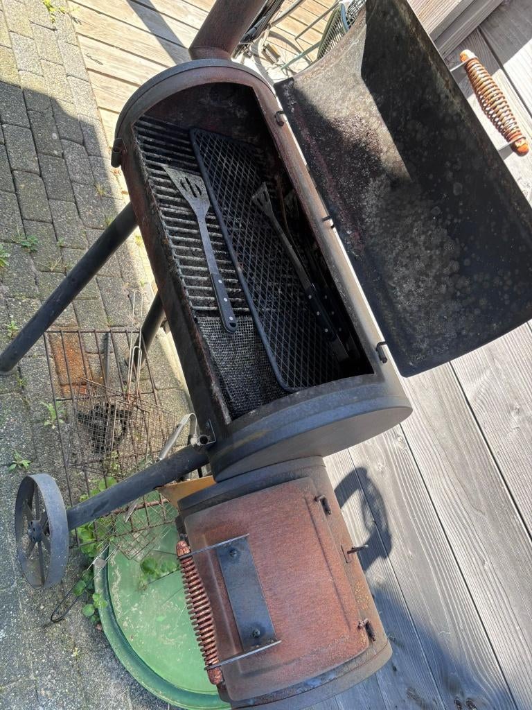 ijzer bbq, Ophalen, Gebruikt