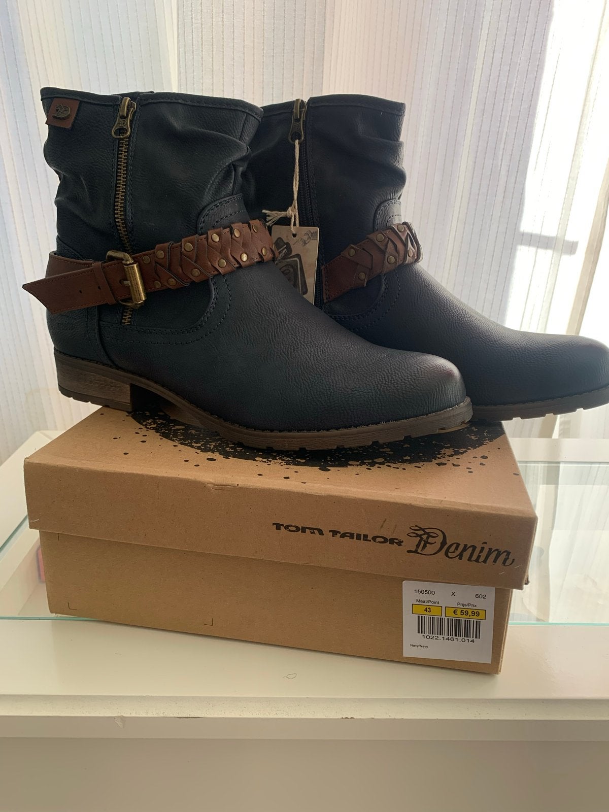 Tom Tailor Denim Enkellaarzen - Nieuw met kaartje, Kleding | Dames, Blauw, Lage of Enkellaarzen, Nieuw, Ophalen of Verzenden
