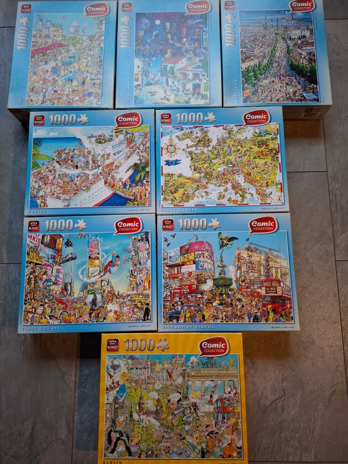 Af te halen: nog 6x  Comic Collection puzzels 1000 stukjes, Ophalen, 500 t/m 1500 stukjes, Nieuw