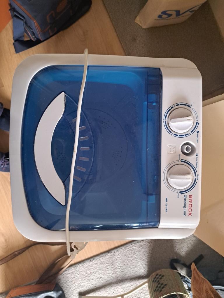 Brock L camping Wasmashine met 6,8 kg capaciteit, Ophalen, Minder dan 45 cm