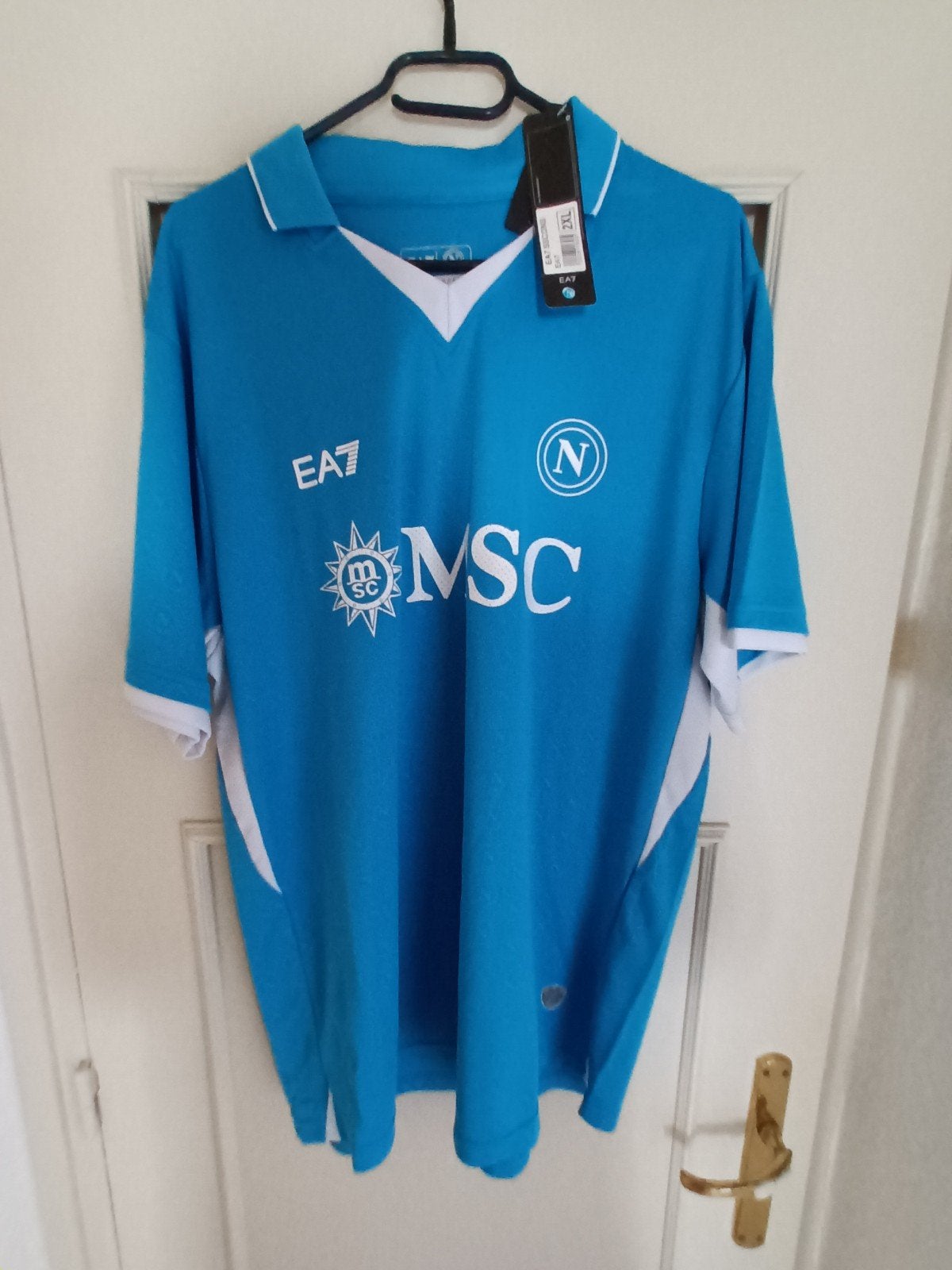 Nieuw Napoli voetbalshirt - Maat XXL, Blauw, Overige maten, Ophalen of Verzenden, Voetbal