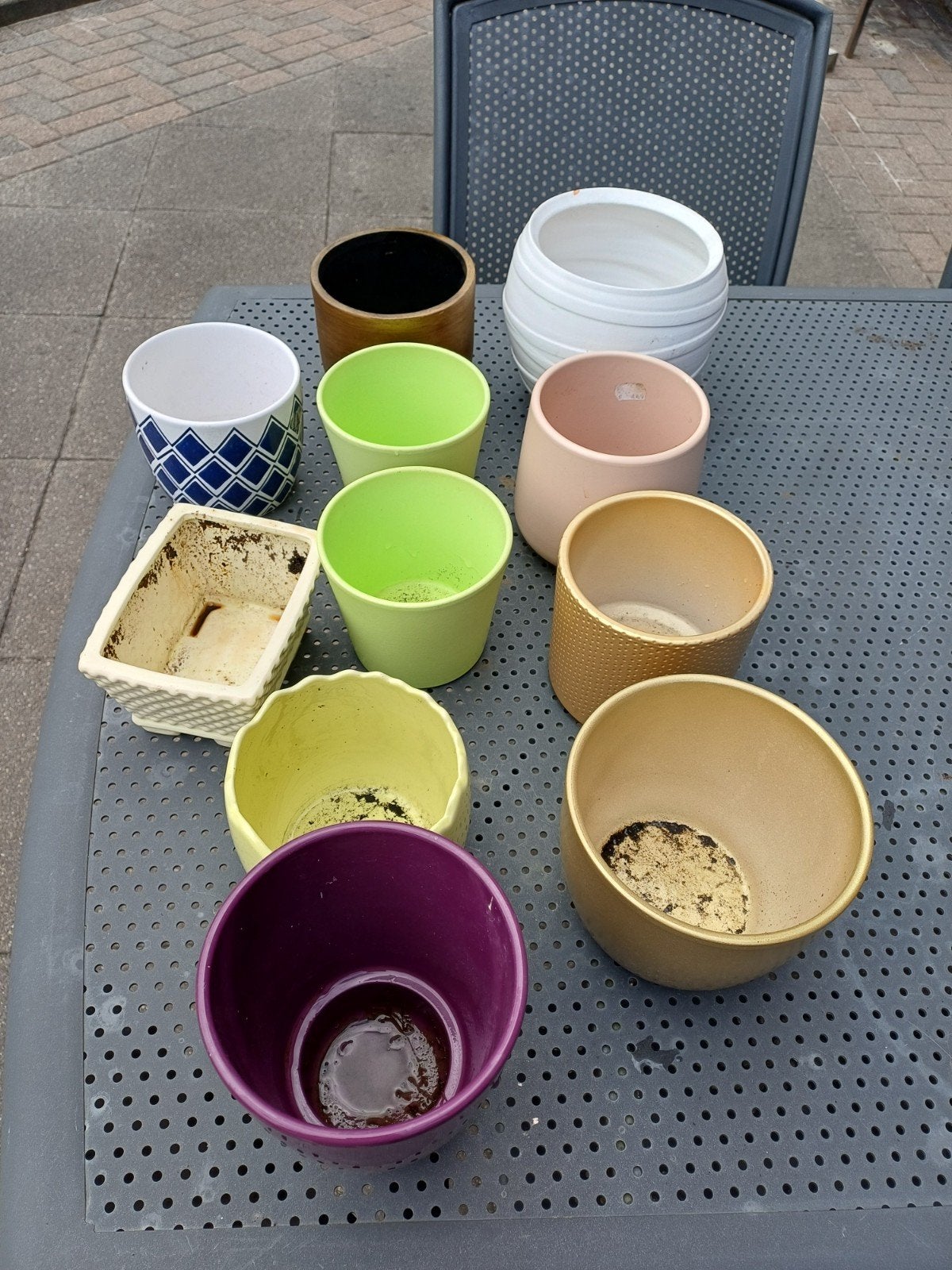 gratis bloempotten, Ophalen, Rond, Aardewerk, Minder dan 40 cm
