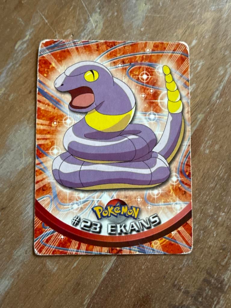 Pokémon Kaart #23 Ekans - Topps TV Animation Edition, Ophalen of Verzenden, Gebruikt, Losse kaart