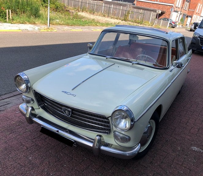 Peugeot 404 Berline 1960, 1600 cc, Beige, Overige kleuren, Handgeschakeld