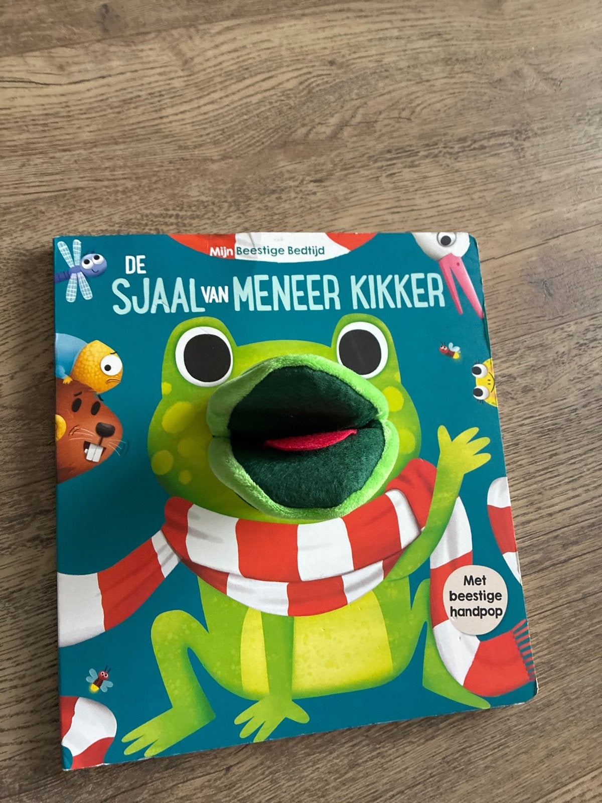 De Sjaal van Meneer Kikker - Interactief Voorleesboek, Boeken, Fictie algemeen, Jongen of Meisje, Ophalen of Verzenden, Zo goed als nieuw