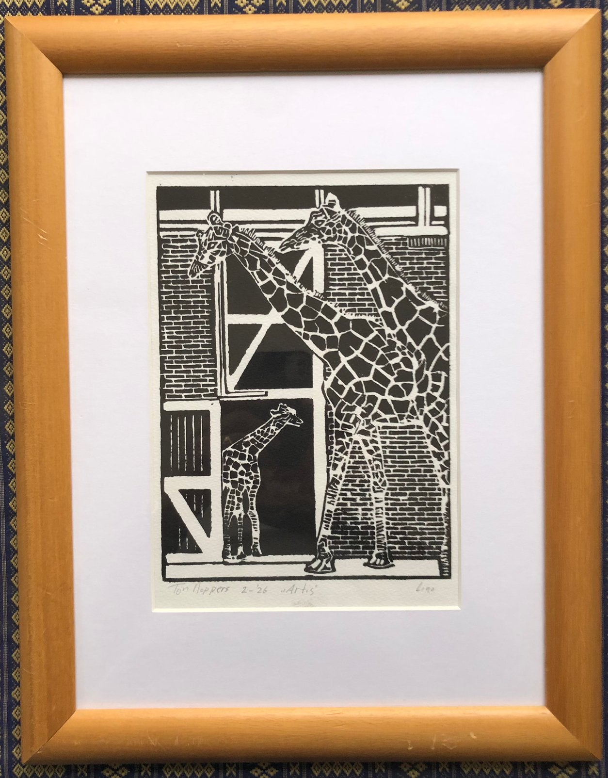 Lino “Artis-giraffen”), Ophalen of Verzenden