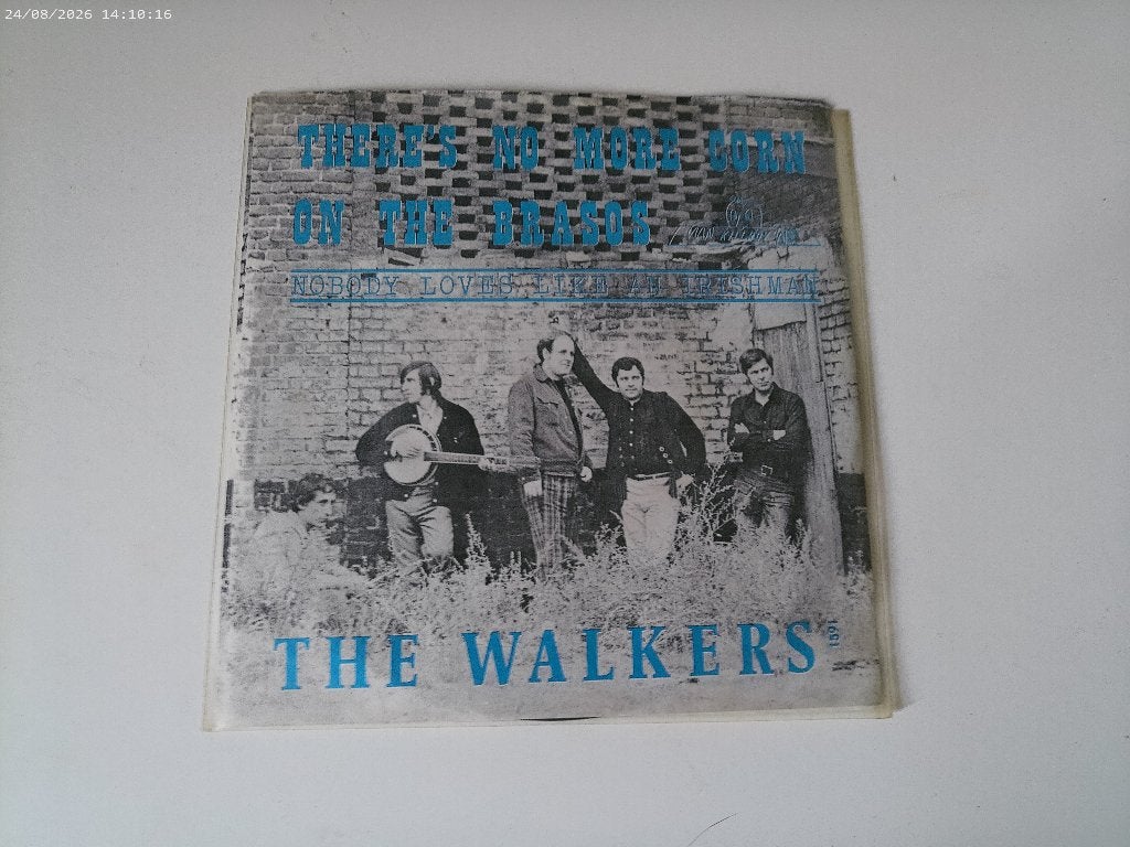 The Walkers - There's no more corn on the Brasos, Gebruikt, Fotohoes, 7 inch, Ophalen of Verzenden