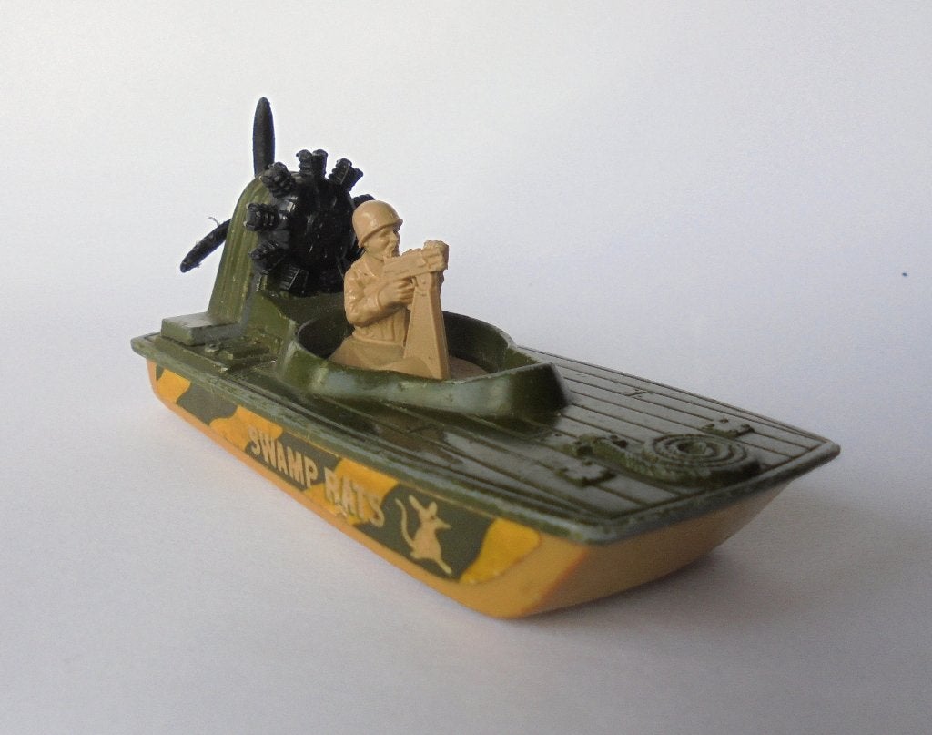 Matchbox Nr. 30 Swamp Rat Militaire Camouflage Boot, Ophalen of Verzenden, Gebruikt