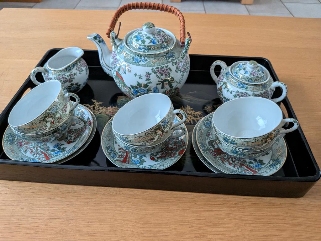 theeservies, Ophalen, Nieuw, Overige stijlen, Porselein