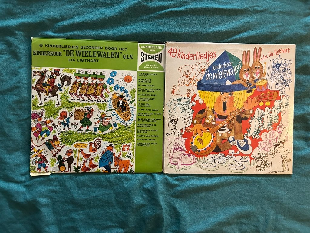 2 LP's Kinderkoor De Wielewalen (ook per stuk te koop), LP, Gebruikt, Ophalen of Verzenden, 12 inch