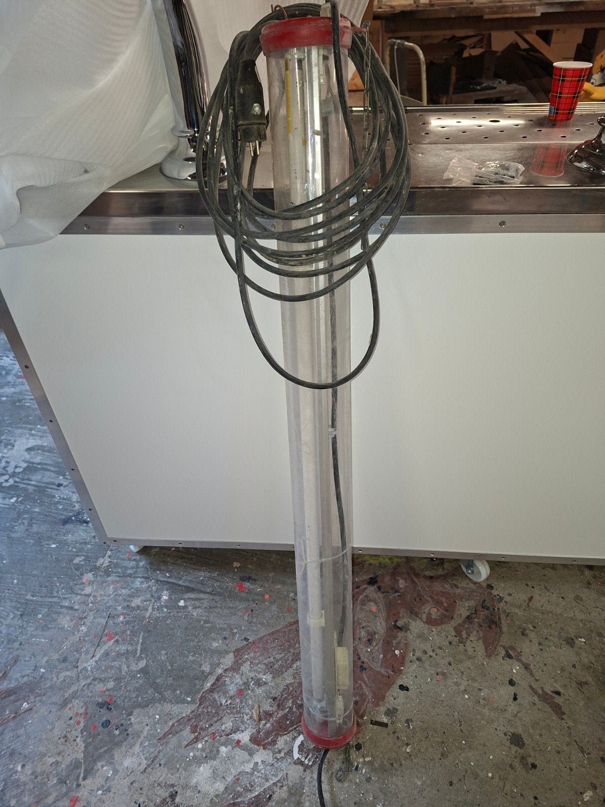 Bouwlamp, Doe-het-zelf en Verbouw, Bouwverlichting, Ophalen of Verzenden, Gebruikt, Lamp