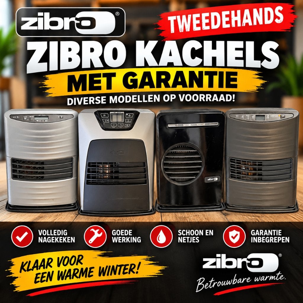 Diverse tweedehands Zibro kachels met garantie, Ophalen, Overige brandstoffen, Petroleumkachel, Zo goed als nieuw