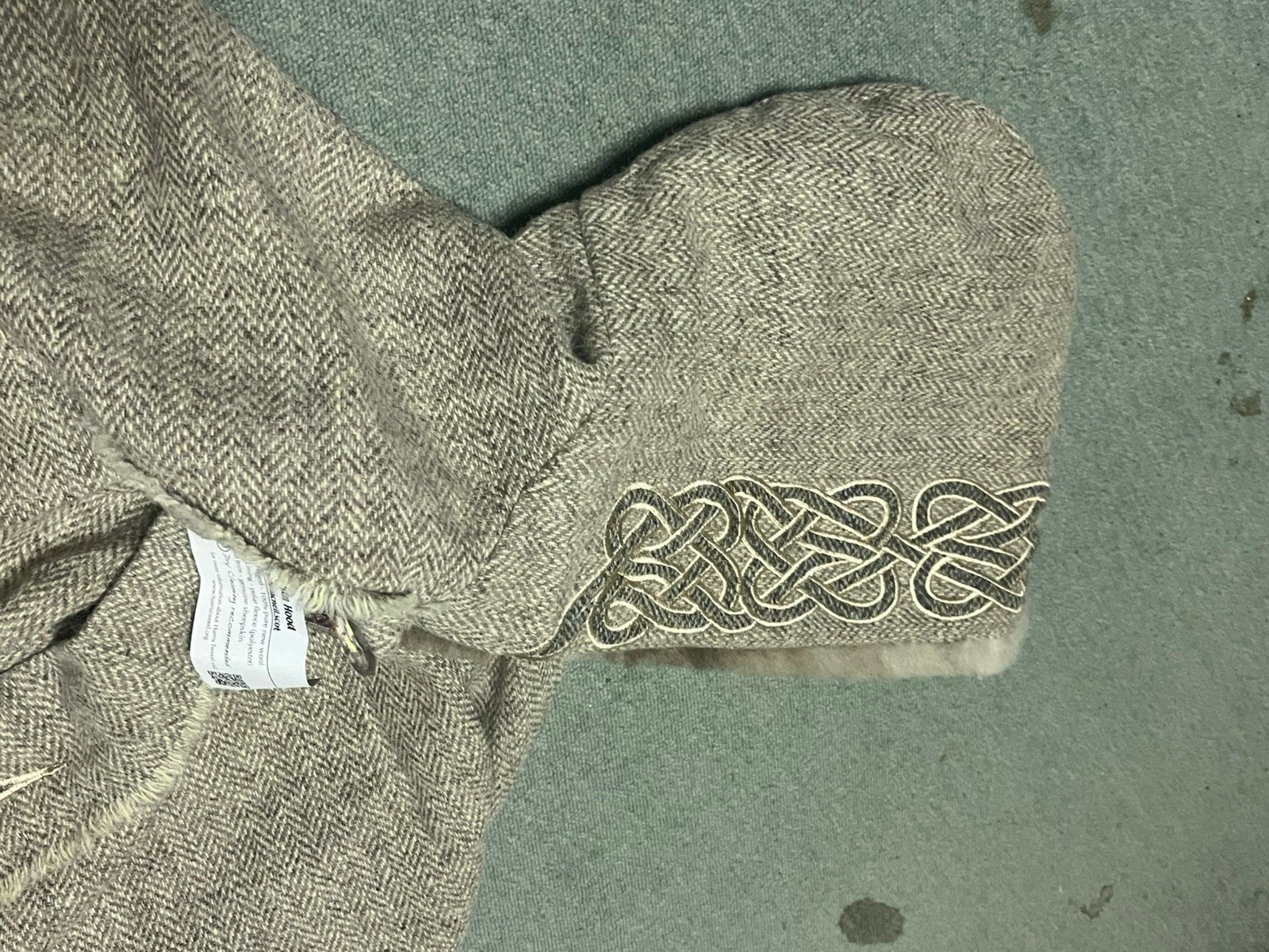 Harris Tweed Keltische cape met capuchon, Ophalen of Verzenden, Zo goed als nieuw