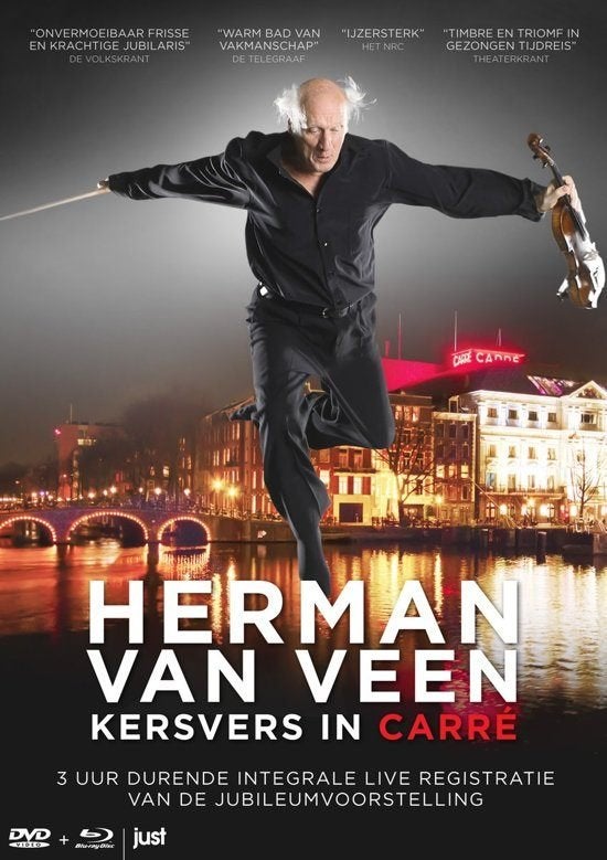 Kersvers In Carre Herman van Veen, Blu Ray/Dvd, Sealed Orig., Muziek en Concerten, Alle leeftijden, Concert, Ophalen of Verzenden