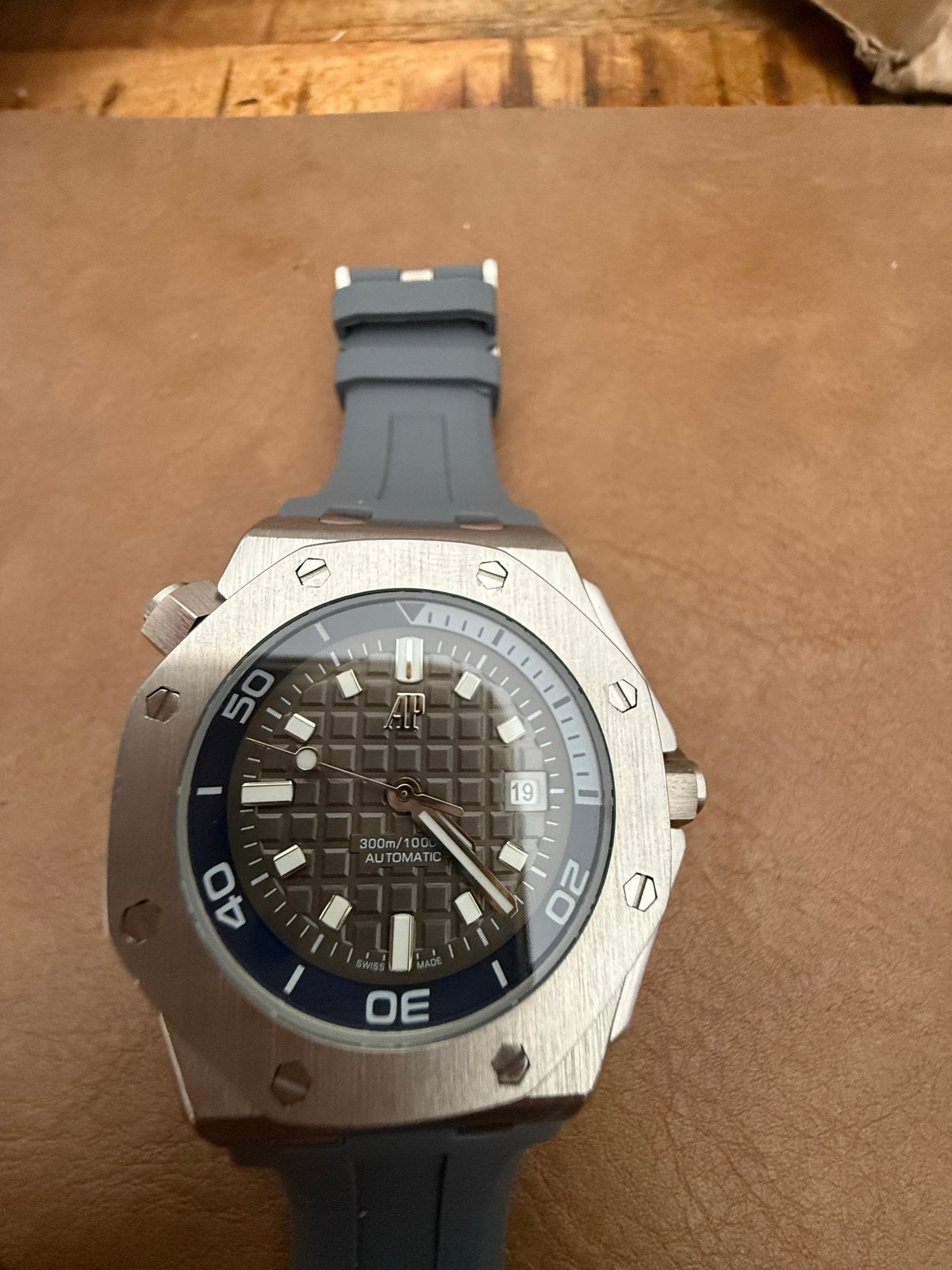 Audemars Piguet Royal Oak Offshore Herenhorloge, Staal, Polshorloge, Overige materialen, Zo goed als nieuw