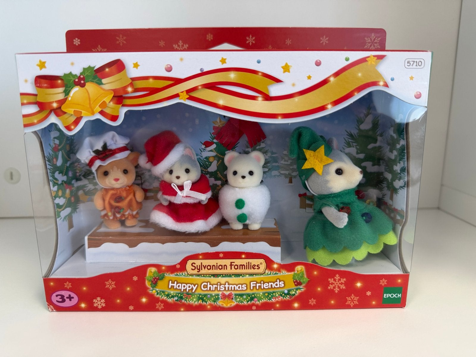 Sylvanian Families Happy Christmas Friends set (5710), Ophalen, Nieuw, Jongen of Meisje