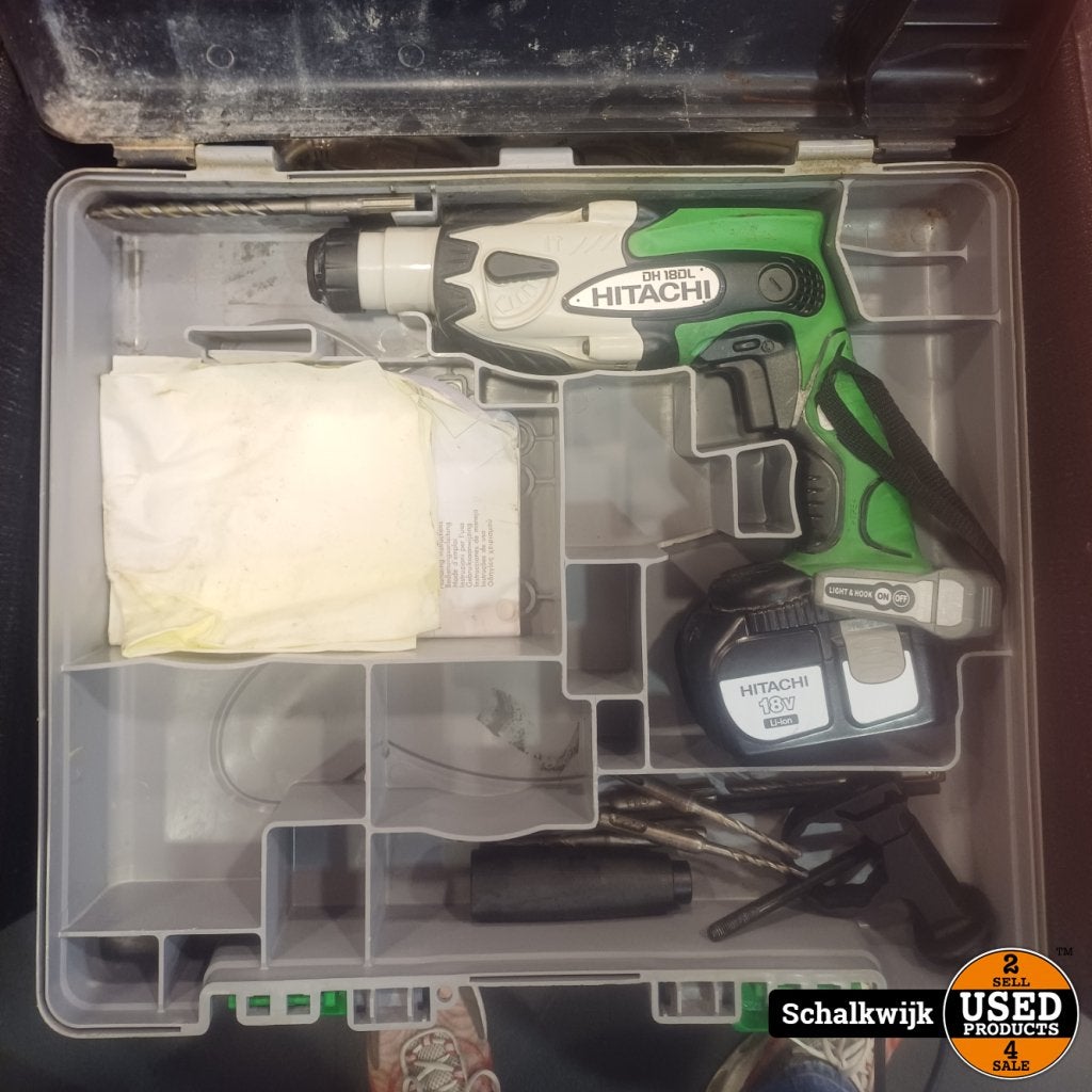 Hitachi/Hikoki  dh18dl schroefboormachine 18V in koffer, Hitachi, Gebruikt, Support@hitachi.com, Hitachi, Ltd.
6-6, Marunouchi 1-chome, Chiyoda-ku
Tokyo 100-8280
Japan