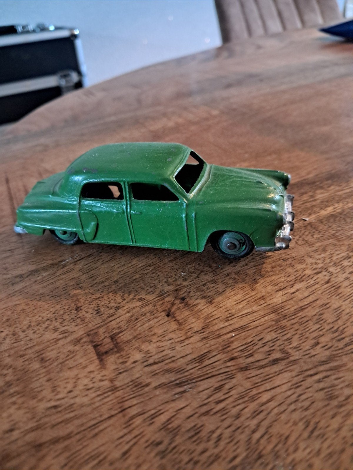 Dinky Toys Studebaker - Groene Vintage Speelgoedauto, Verzenden, Gebruikt