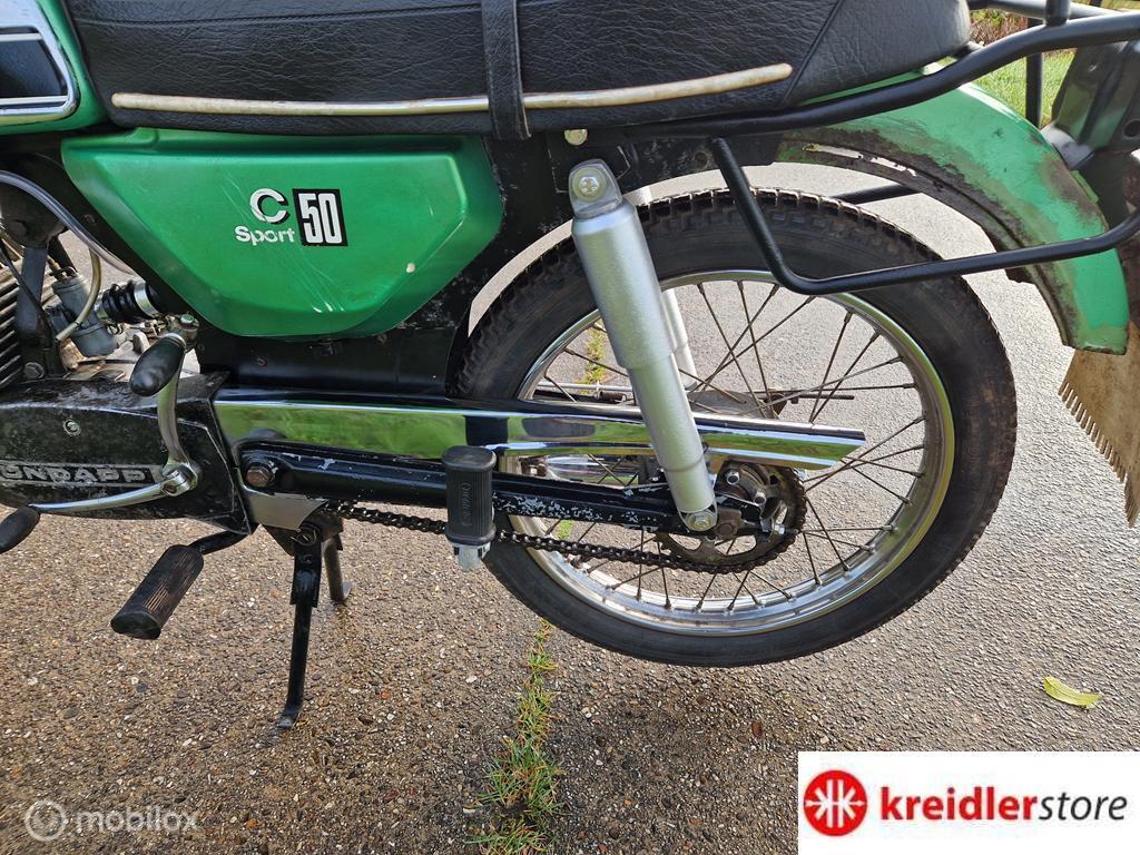 Zündapp C50 Sport 529-01 zonder kenteken Bouwjaar 1977, Fietsen en Brommers, Brommers | Zundapp, Gebruikt, Overige modellen, Zundapp