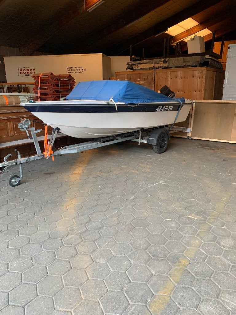 Speedboot American Starcraft inclusief trailer, Watersport en Boten, Speedboten, Ophalen, Overige merken, Gebruikt, 70 pk