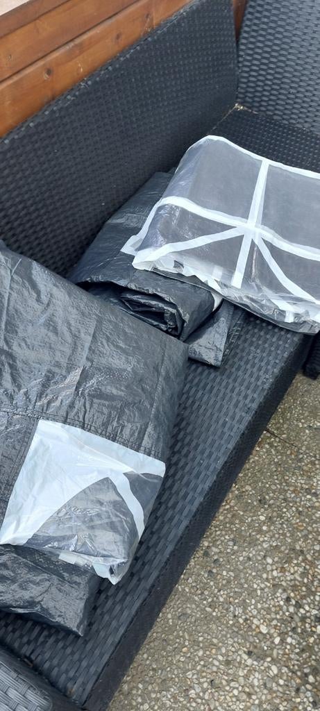 Partytent  zijwanden, Ophalen