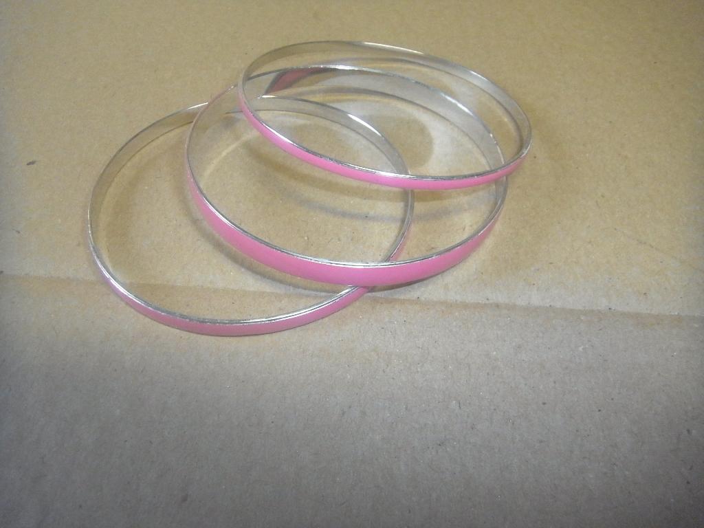 roze armbanden, Sieraden, Tassen en Uiterlijk, Armbanden, Ophalen of Verzenden, Zo goed als nieuw, Roze