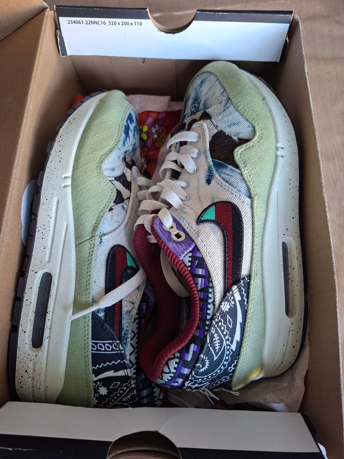 Nike Air Max 1 Concepts Mellow, Overige kleuren, Ophalen of Verzenden, Nike air max, Sneakers of Gympen
