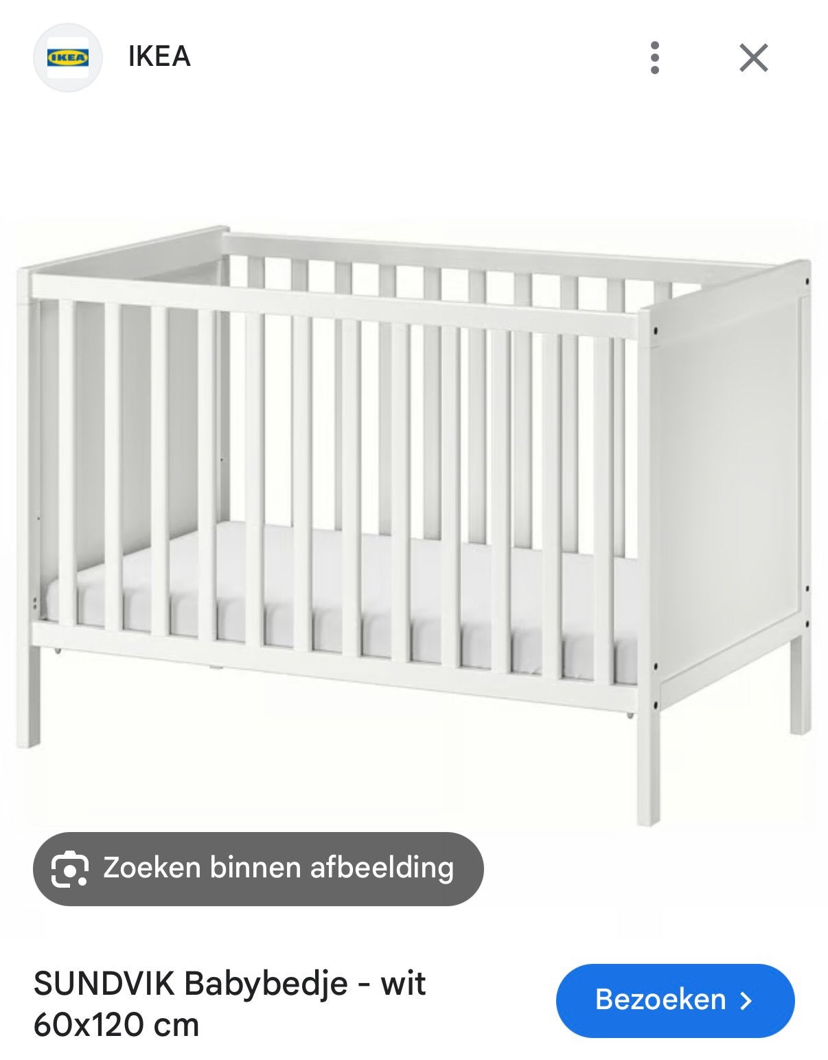 Ikea ledikant, Ophalen, Gebruikt, Ledikant