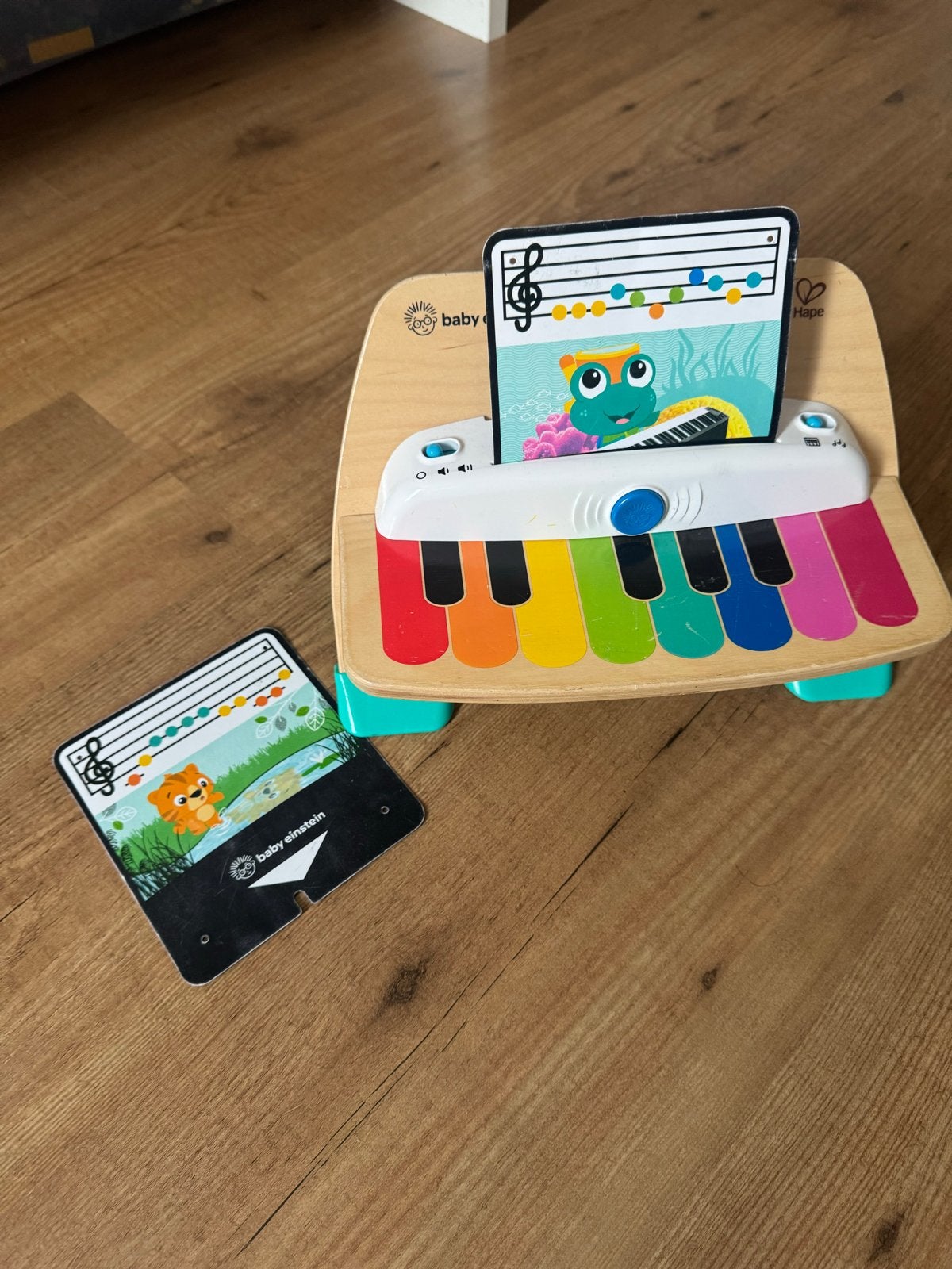 Baby Einstein Hape houten kinderpiano met geluid, Kinderen en Baby's, Ophalen, Zo goed als nieuw, Overige typen, Met geluid
