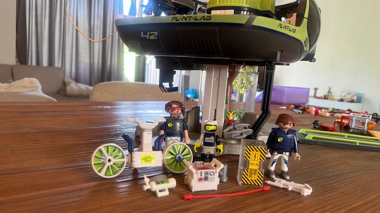 Playmobil 5149 Spaceship + maanlander, Ophalen, Zo goed als nieuw, Overige schalen, Onderdeel