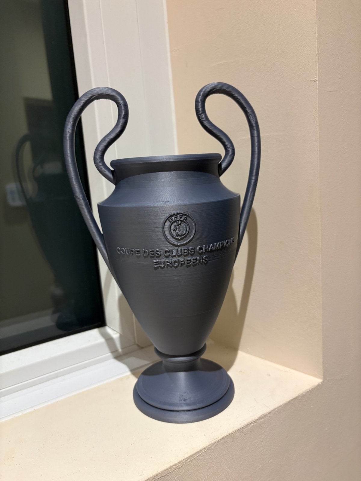 3D Geprinte UEFA Champions League Beker - 23 cm, WB3Design, Nieuw, Ophalen of Verzenden, Overige sporten