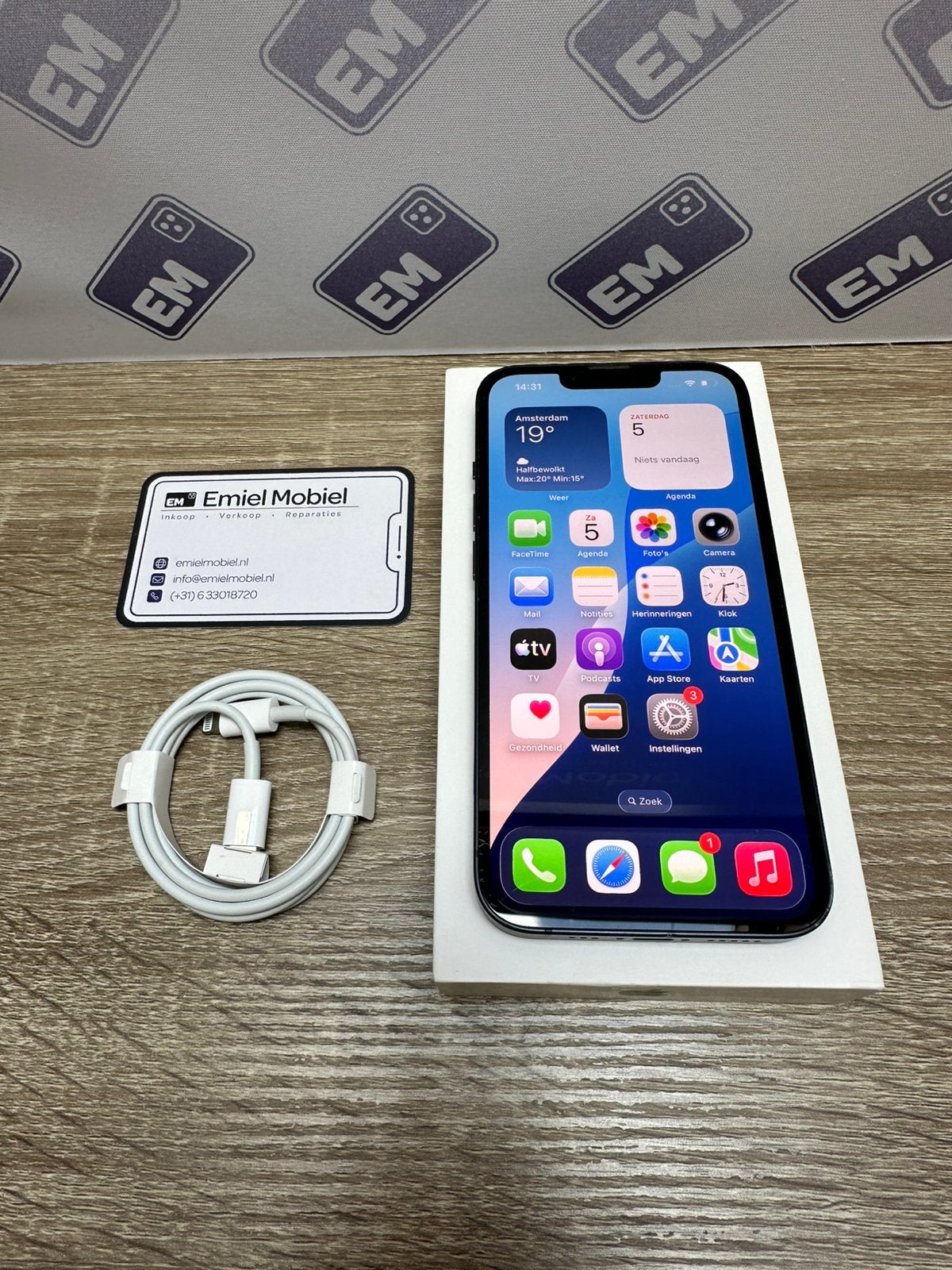 iPhone 13 - 128GB / batterij 100% / garantie, Zwart, IPhone 13, Ophalen of Verzenden, Zonder simlock
