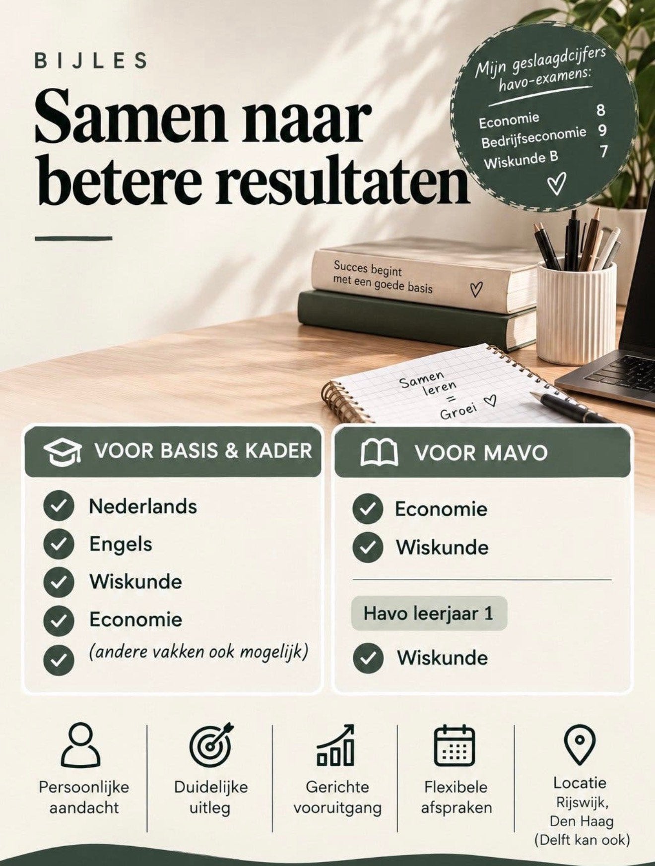 Bijles, Vacatures, Overige vormen, Overige niveaus, Geschikt als bijbaan, Variabele uren