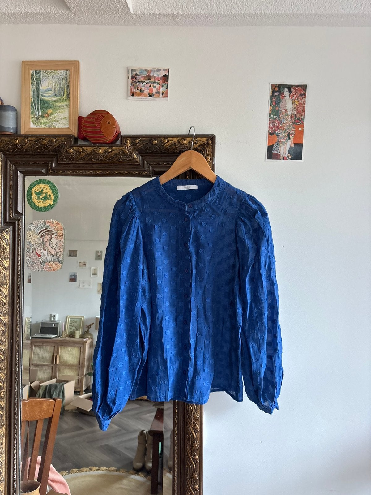By bar blouse koningsblauw, Ophalen of Verzenden, Zo goed als nieuw, Maat 34 (XS) of kleiner, Blauw