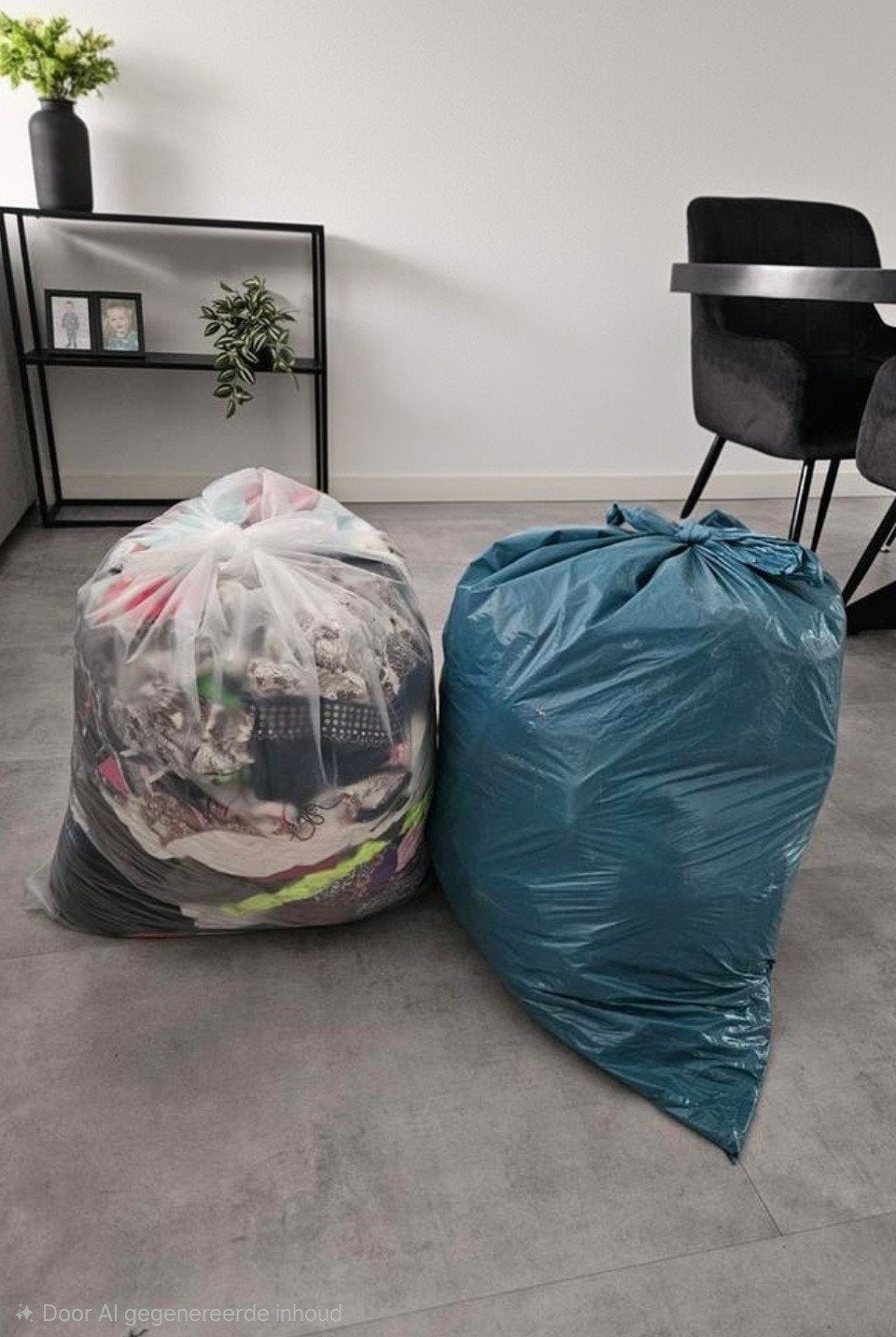 2 mega grote zakken met kleding (Vlooienmarkt-IJhallen), Ophalen, Zo goed als nieuw