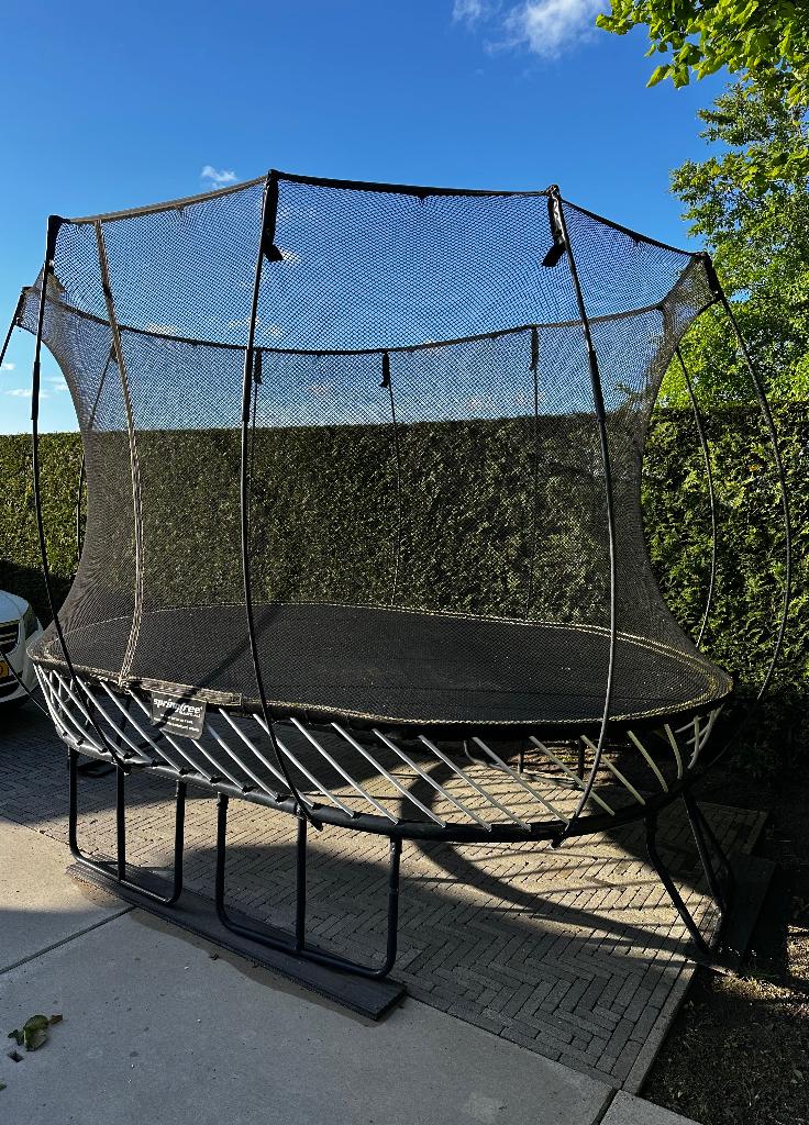 Meest veilige Trampoline die er is (sprinfree), Ophalen, Gebruikt