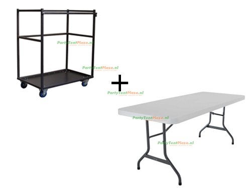 Complete Event-set: 10 Buffettafels incl. Trolley, Ophalen of Verzenden, Nieuw
