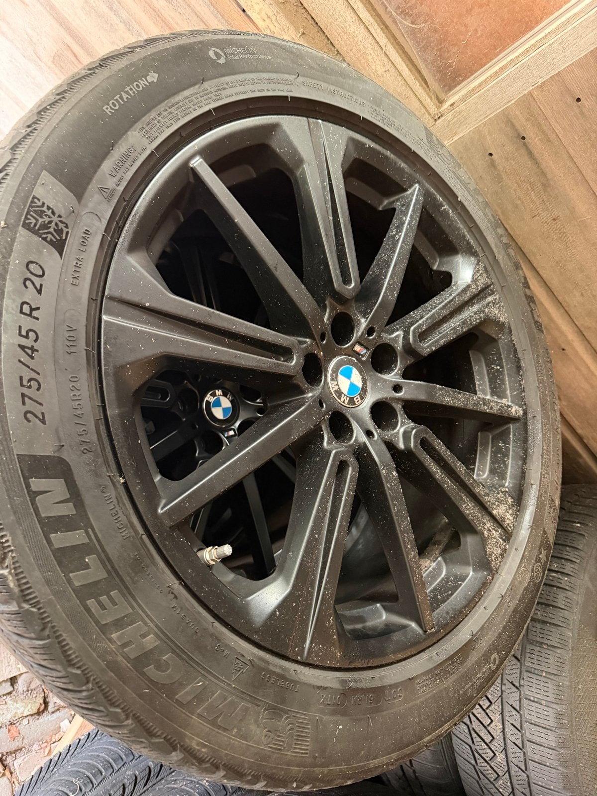 Winterset BMW X5 50e - Michelin 275/45 R20, Gebruikt, 275 mm, Banden en Velgen, Terreinwagen