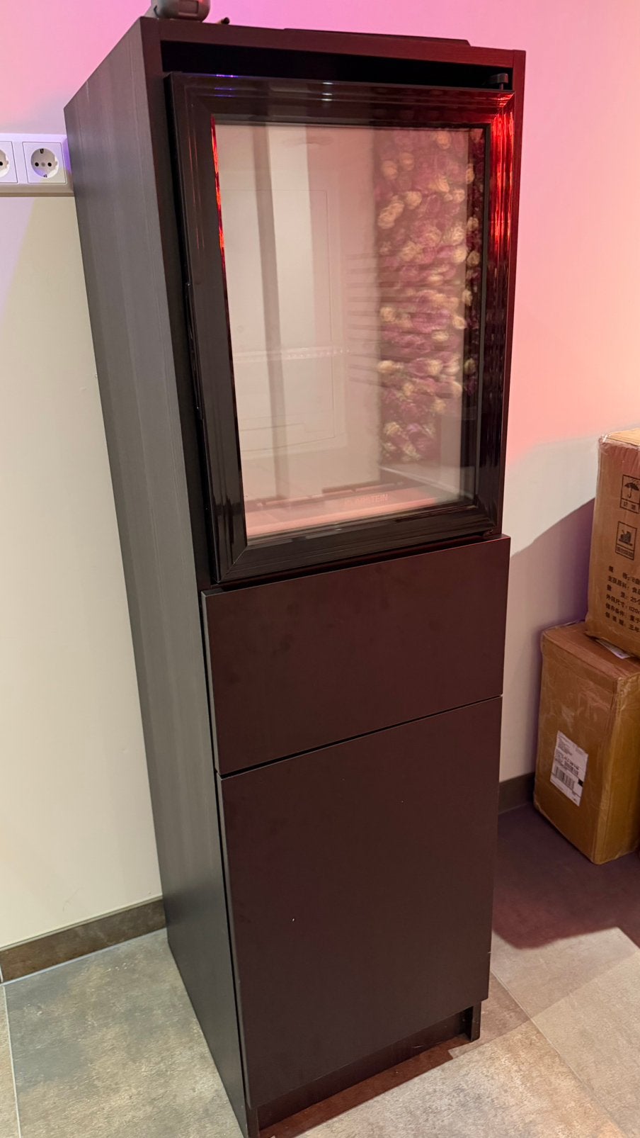 Mini koelkast in kast, Ophalen, 50 tot 100 cm, Zo goed als nieuw, Minder dan 100 cm