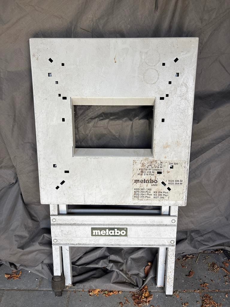 Metabo zaagtafel, gebruikt - Klaar voor een tweede leven!, Doe-het-zelf en Verbouw, Ophalen, Gebruikt, Afkortzaag