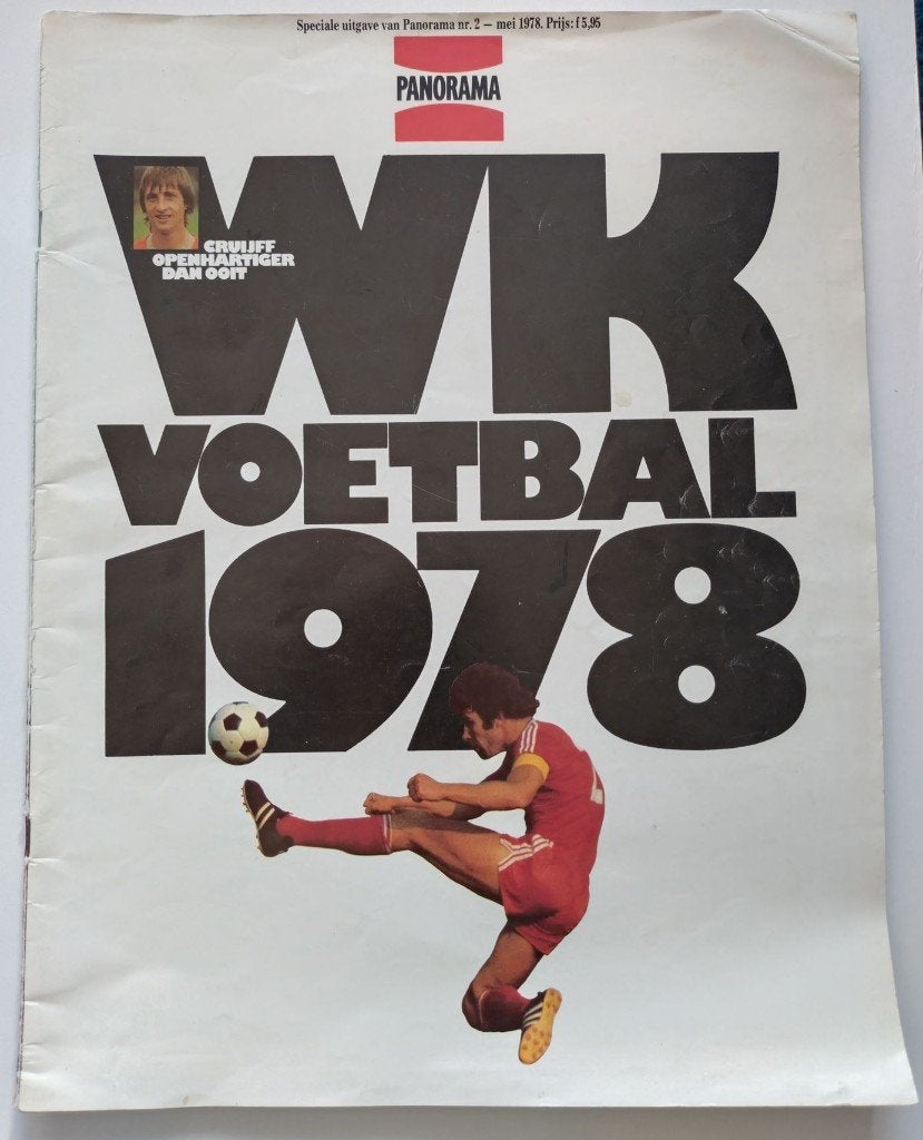 WK VOETBAL 1978 - Speciale uitgave van Panorama - mei 1978, Ophalen of Verzenden, Zo goed als nieuw, Sport en Vrije tijd