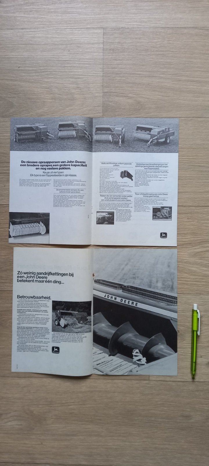 E: JD 2 : John Deere Hooipersen advertenties., Verzamelen, Ophalen of Verzenden, 1920 tot 1940, Tijdschrift