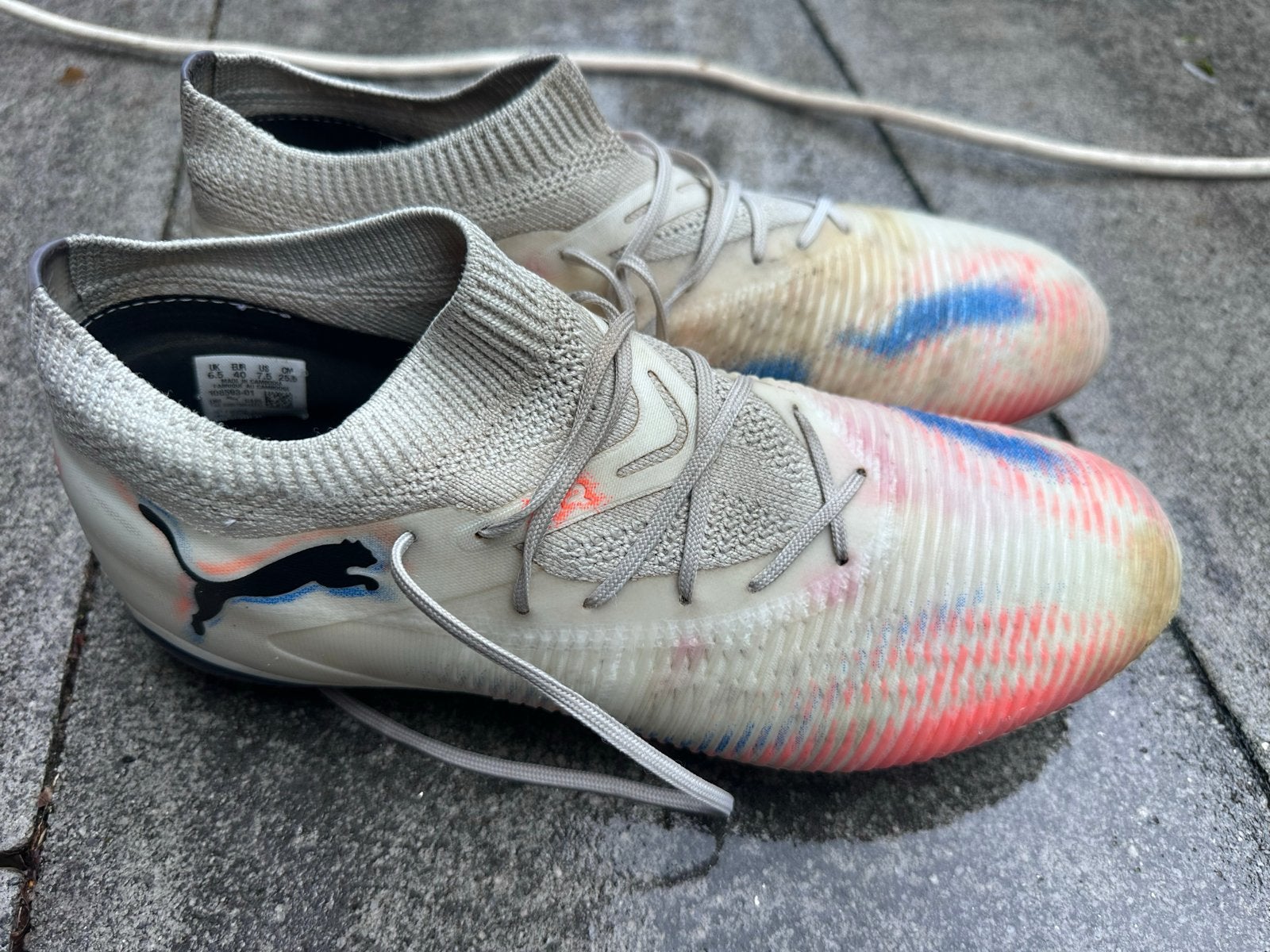 Puma Future 8 Match FG/AG voetbalschoenen - Maat 40, Ophalen, Gebruikt, Schoenen