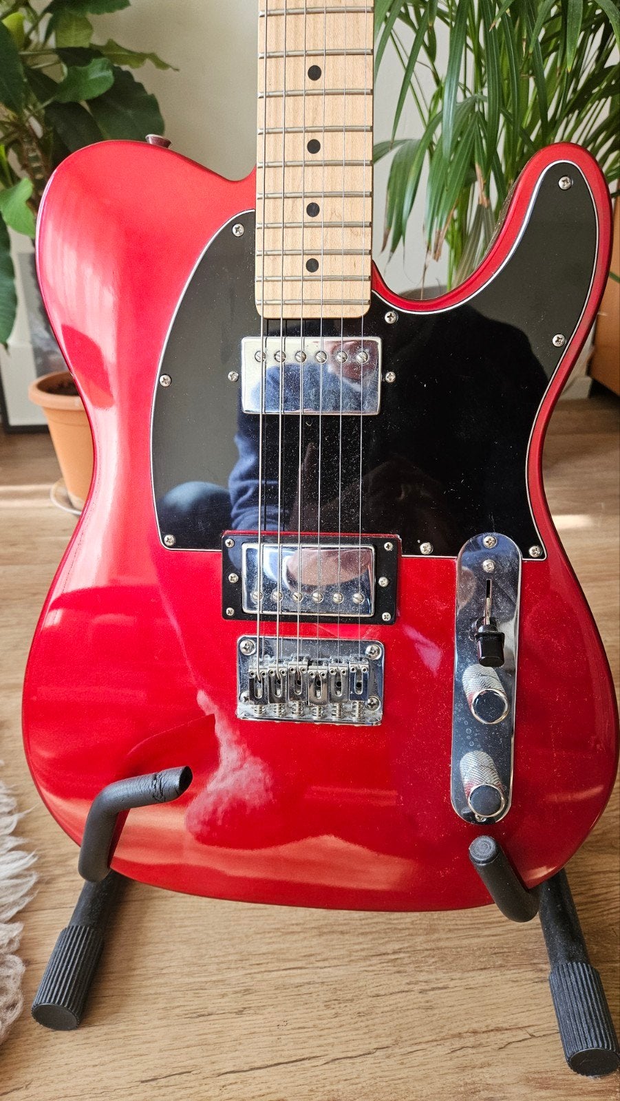 Squier telecaster black top, Muziek en Instrumenten, Ophalen, Gebruikt, Solid body, Fender